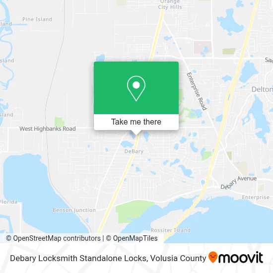 Debary Locksmith Standalone Locks map