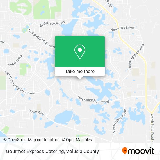 Gourmet Express Catering map