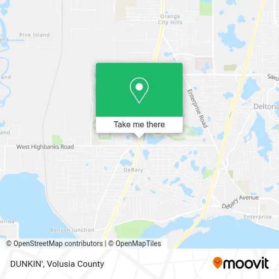 DUNKIN' map