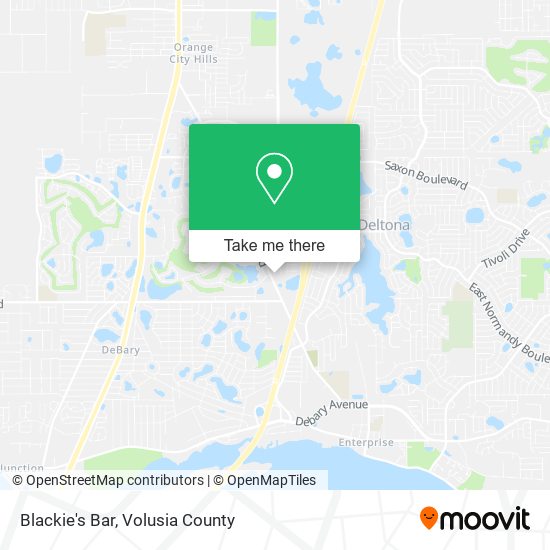 Blackie's Bar map