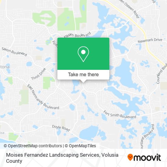 Moises Fernandez Landscaping Services map