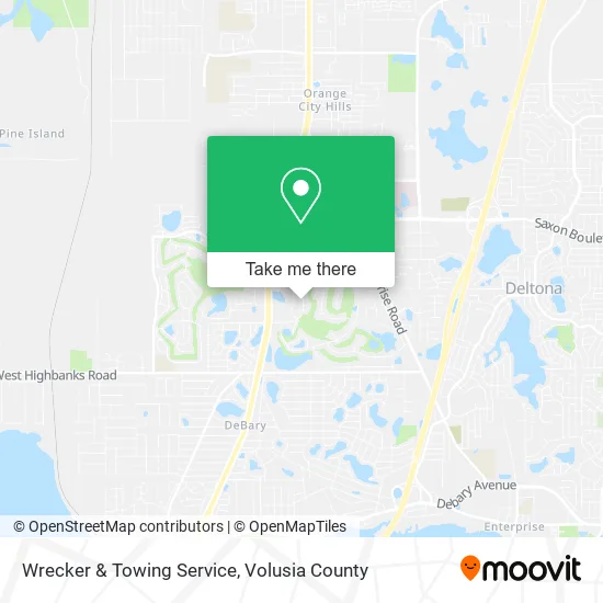 Wrecker & Towing Service map