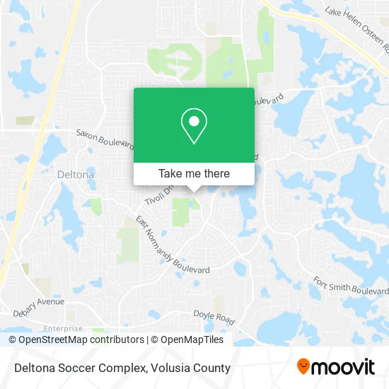 Deltona Soccer Complex map