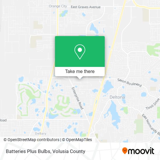 Mapa de Batteries Plus Bulbs