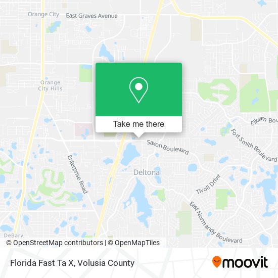 Florida Fast Ta X map