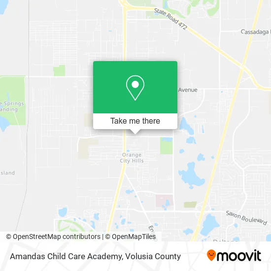 Mapa de Amandas Child Care Academy