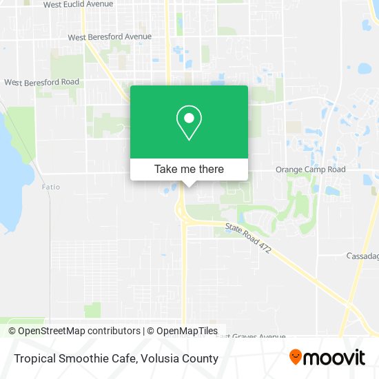 Tropical Smoothie Cafe map