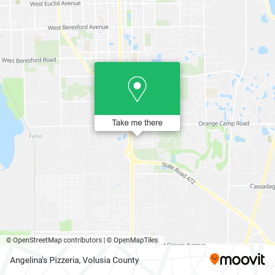 Angelina's Pizzeria map