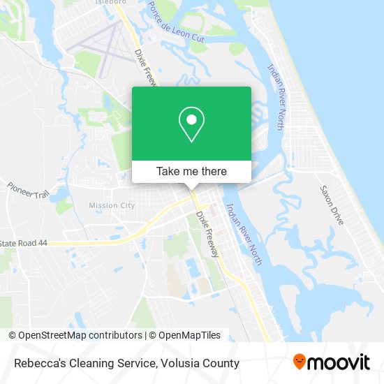 Mapa de Rebecca's Cleaning Service