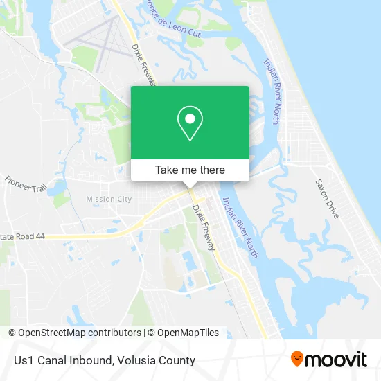 Us1 Canal Inbound map