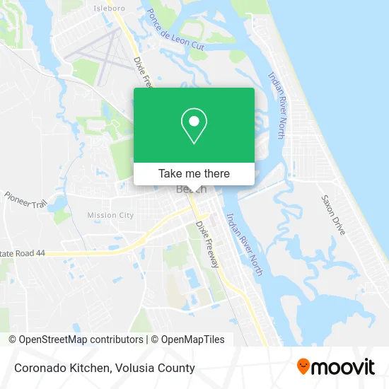 Coronado Kitchen map