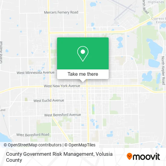 County Government Risk Management map