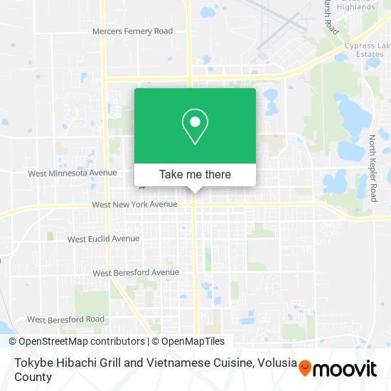 Tokybe Hibachi Grill and Vietnamese Cuisine map