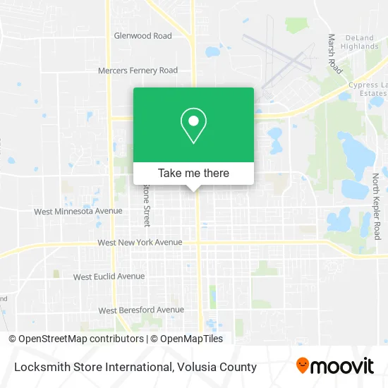 Locksmith Store International map