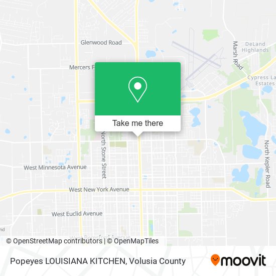 Popeyes LOUISIANA KITCHEN map