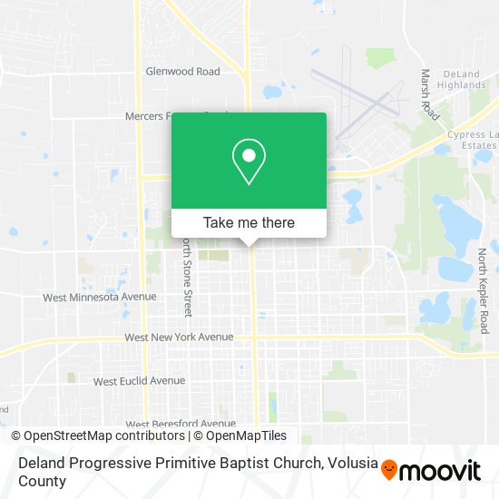 Deland Progressive Primitive Baptist Church map