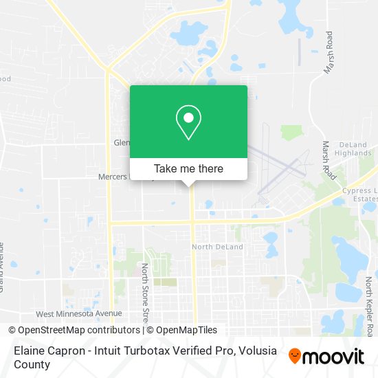 Elaine Capron - Intuit Turbotax Verified Pro map
