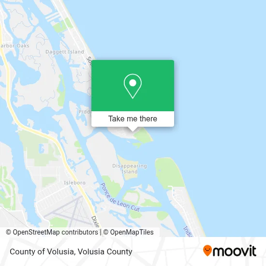 County of Volusia map