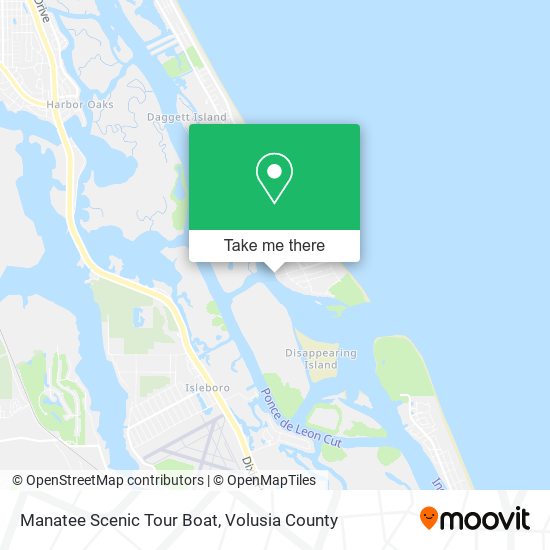Mapa de Manatee Scenic Tour Boat