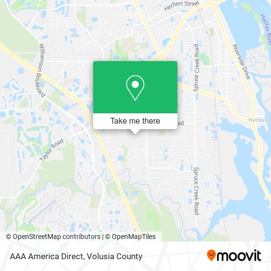 AAA America Direct map