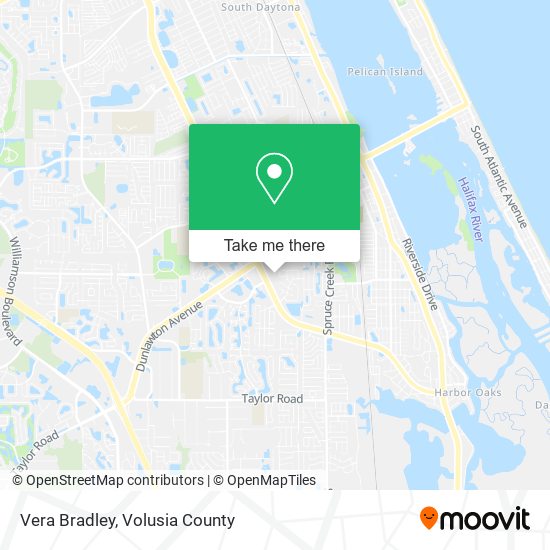 Vera Bradley map