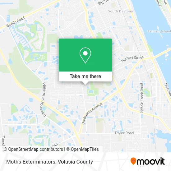 Moths Exterminators map