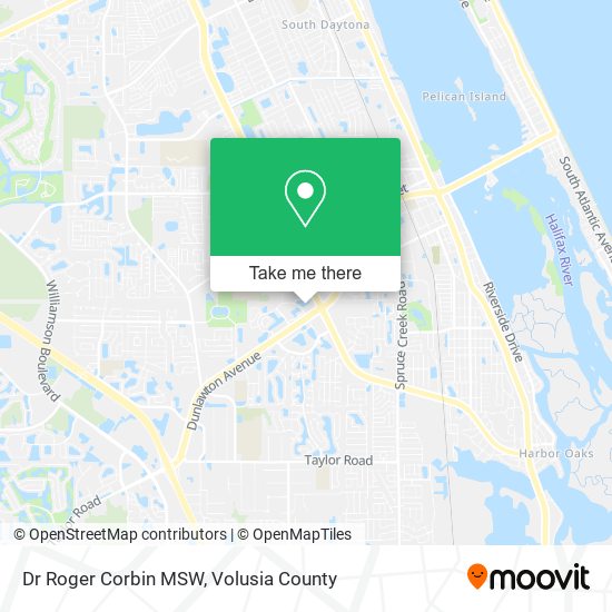 Dr Roger Corbin MSW map