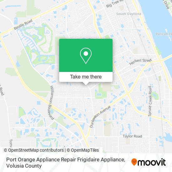 Port Orange Appliance Repair Frigidaire Appliance map