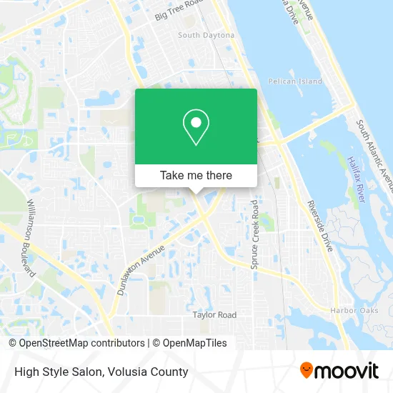 High Style Salon map