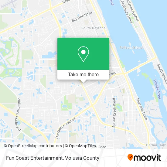 Fun Coast Entertainment map