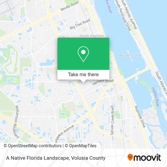 A Native Florida Landscape map