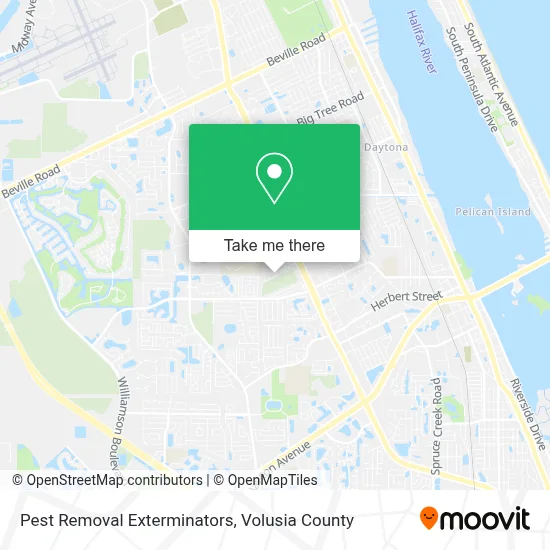 Pest Removal Exterminators map