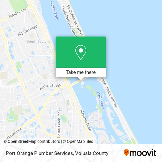 Port Orange Plumber Services map