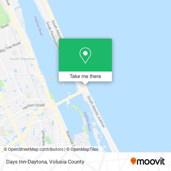 Days Inn-Daytona map