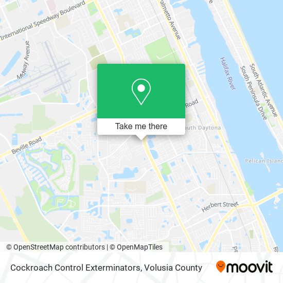 Mapa de Cockroach Control Exterminators