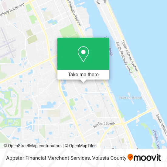 Appstar Financial Merchant Services map