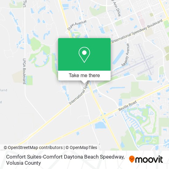 Mapa de Comfort Suites-Comfort Daytona Beach Speedway