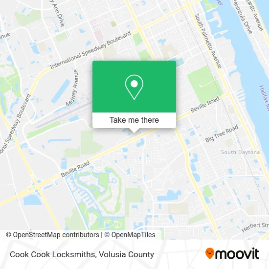 Cook Cook Locksmiths map