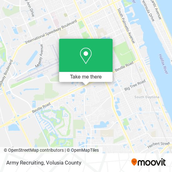 Mapa de Army Recruiting