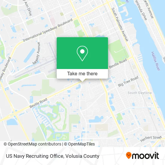 US Navy Recruiting Office map