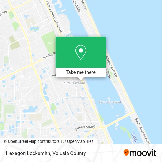 Hexagon Locksmith map