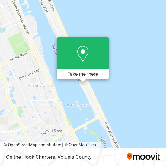 On the Hook Charters map