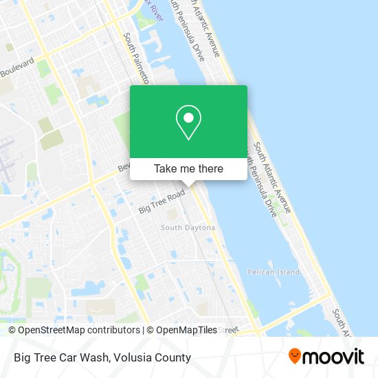 Big Tree Car Wash map