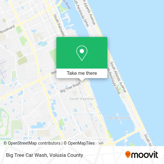 Big Tree Car Wash map