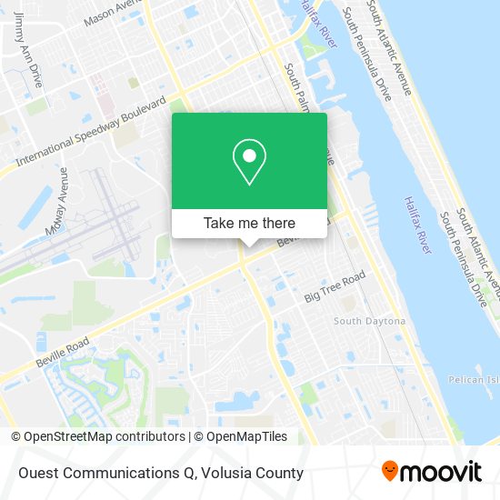 Mapa de Ouest Communications Q