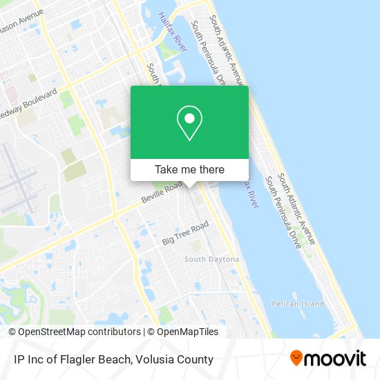 IP Inc of Flagler Beach map