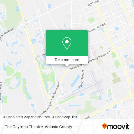 The Daytona Theatre map