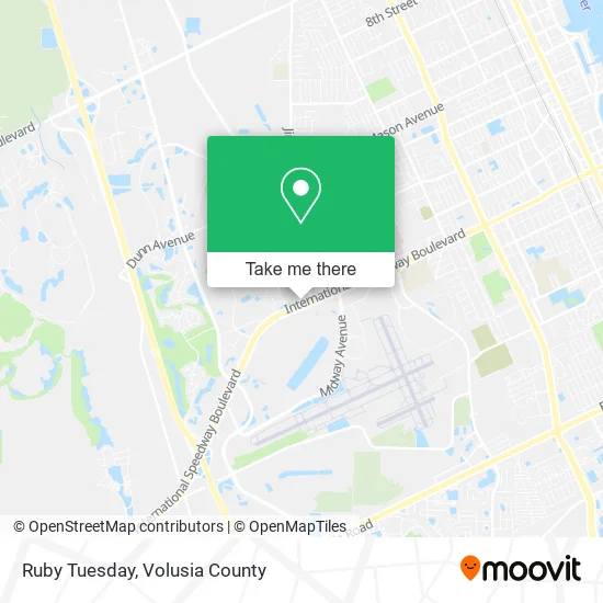 Mapa de Ruby Tuesday