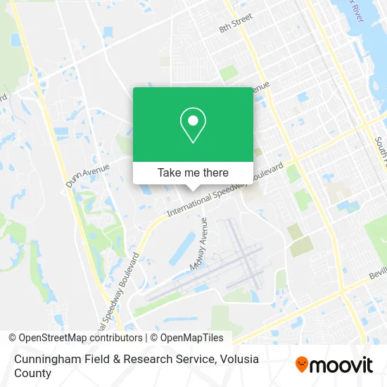 Cunningham Field & Research Service map