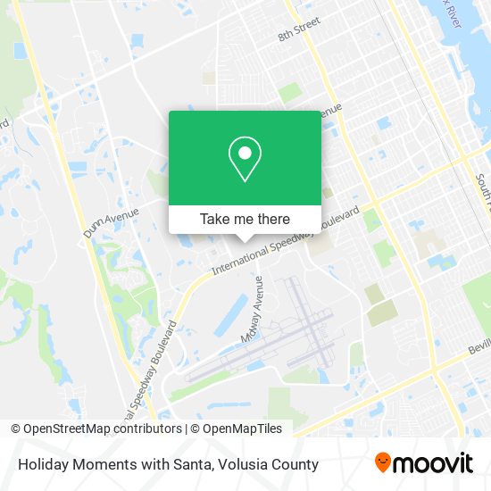 Holiday Moments with Santa map